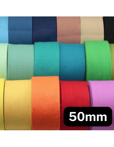 50mm Cotton Webbing RUB1905 brillant des détails fins