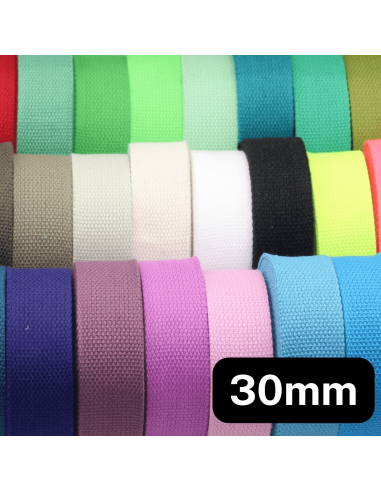 30mm Cotton Webbing  RUB1905 Venez découvrir notre 