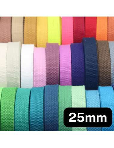 25mm Cotton Webbing RUB1905 Fin de série