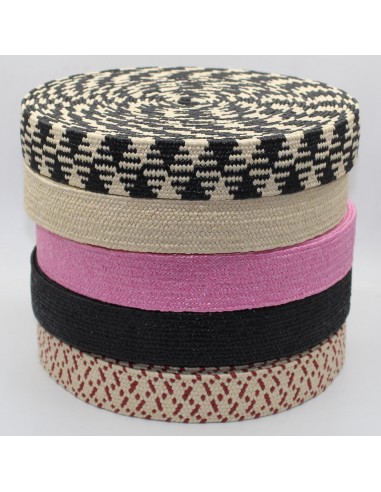 5 Meters 38mm Thick Raffia Elastic ELA1317 ELA1318 prix