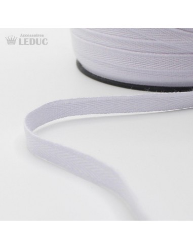 WHITE COTTON HERRINGBONE 8mm 200Meters commande en ligne