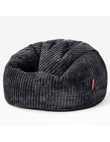 Pouf Poire Classique - Côtelé Noir suggérées chez