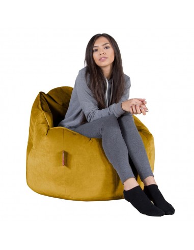 Pouf Chaise Design - Velours Or du meilleur 