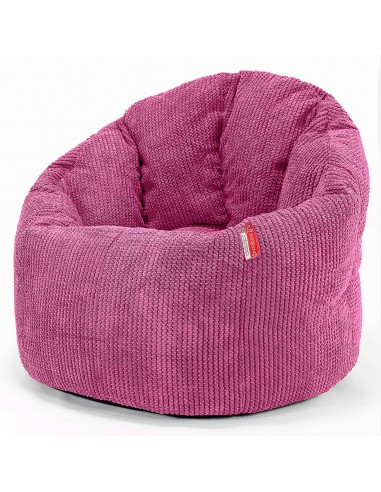 Pouf Chaise Design - Pompon Rose pas cher