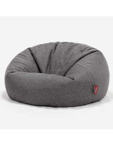 Pouf Canapé Classique - Interalli Laine Gris en ligne des produits 