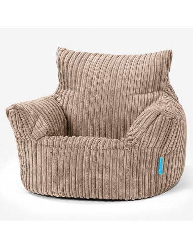 Fauteuil Pouf Bambin 1-3 ans - Côtelé Sable pas cher 