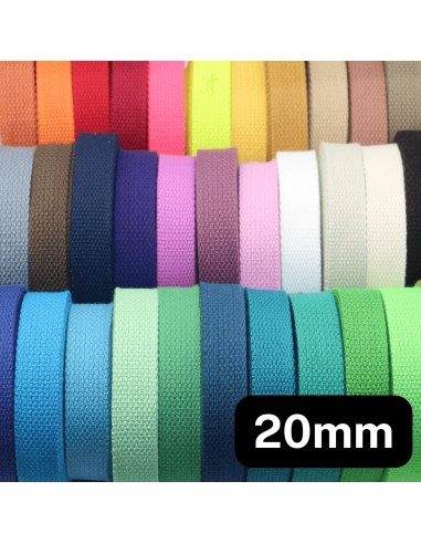 20mm Cotton Webbing  RUB1905 paiement sécurisé