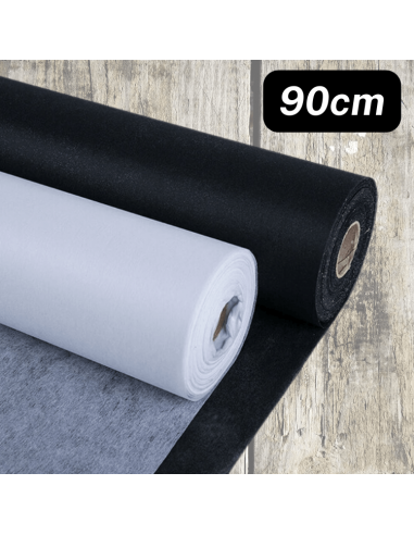 Rolls of 90cm wide Interlining Fabric - 100% Polyester est présent 